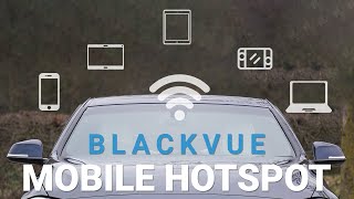 BlackVue Mobile Hotspot Function  Share Your Dash Cams WiFi with Your Passengers [upl. by Oflunra]