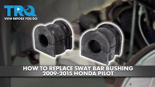 How to Replace Sway Bar Bushing 20092015 Honda Pilot [upl. by Adrial]