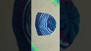 बस एक कट और एक सिलाई मे ready करे इस खूबसूरत टोपी को shorts wintercap woolencap trending topi [upl. by Nwahsid]