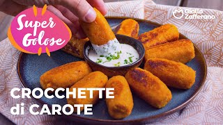 CROCCHETTE di CAROTE ANTIPASTO SUPER SFIZIOSO😍😋🥕 [upl. by Ronda]