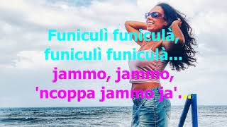 Le più belle canzoni Napoletane Funiculi funicula Karaoke [upl. by Sileray]