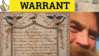 🔵Warrant Warranted Warranty Unwarranted  Warrant Meaning Warranty Examples Unwarranted Definition [upl. by Klinger308]