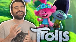 TROLLS IS GREAT Trolls Movie Reaction First Time Watching CANT STOP THE FEELING [upl. by Imoyn405]