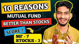 क्या सच में MUTUAL Fund Better हैं STOCKS से 😯 Stocks vs Mutual Funds Stock Market For Beginners [upl. by Llahsram]