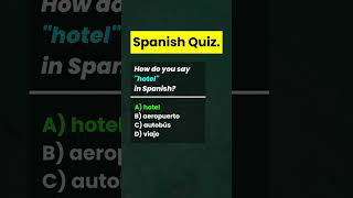 Spanish Quiz about Holidays 🇪🇦 spanish easy easyspanish learnspanish [upl. by Akemahs377]