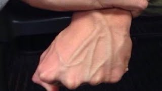 SUPER VEINY HAND WORKOUT NO EQUIPMENT [upl. by Aihsikal]