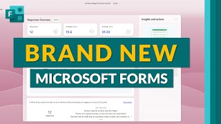 How to use the ALL NEW Microsoft Forms  Tips and tricks [upl. by Annaerdna]