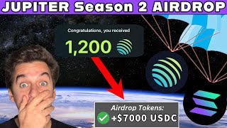 JUPITER Season 2 AIRDROP on Solana  DO THIS NOW [upl. by Gennie]