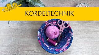 DIY Aufbewahrungskorb  Anleitung Kordeltechnik [upl. by Sidoma308]