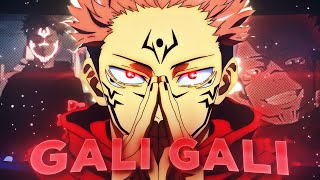 Gali Gali  KGF 「AMV EDIT」Jujutsu Kaisen  Sukuna [upl. by Noryak]