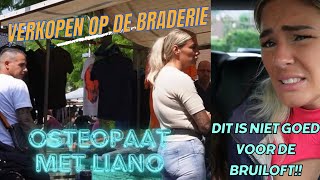 DIT GAAT NU AL MIS VOOR DE BRUILOFT😫 NAAR DE OSTEOPAAT MET LIANO amp OP DE BRADERIE 🛍️  VLOG 253 [upl. by Tunk]