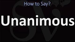 How to Pronounce Unanimous CORRECTLY [upl. by Notwen]