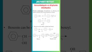 Benzoin condensation  Electrophillic substitution  Benzaldehyde vs Aliphatic Aldehydes [upl. by Bagger]