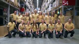 IKEA BERGEN MUSIC VIDEO WITH FUN AND DANCE AT WORK [upl. by Yhtac]