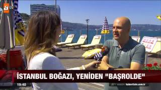 Tarabya Plajı yeniden açıldı  atv Ana Haber [upl. by Norred]