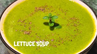 Lettuce Soup Recipe Healthy Soup Lettuce Soup Winter Soup Soup Recipe by Abhilasha [upl. by Novick490]