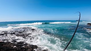 Fishing Umdloti Beach in the North Coast No Shad around [upl. by Opportina]