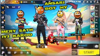 ANSARI KO BOT NHI BOLNA😎quotTransforming Noobs into Pros in Free Fire Software Update Storyquot [upl. by Umont]