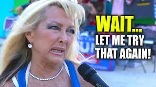 MAGA Moron GLITCHES After Realizing Her Argument MAKES NO SENSE [upl. by Niwrad]