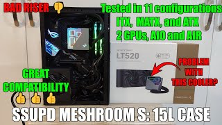 SSUPD Meshroom S  A 149L SFF ITX  MATX  ATX Build [upl. by Shere]