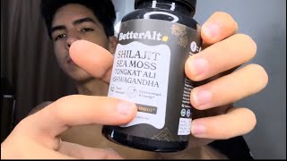 BetterAlt Tiktok Shilajit Capsules FULL Unboxing  Sea Moss Tongkat Ali Ashwagandha [upl. by Eillod839]