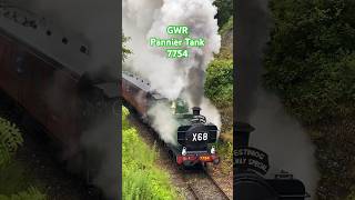 GWR Pannier Tank 7754 Departing Berwyn Station Llangollen Railway arthurgrowler llangollenrailway [upl. by Chaing]