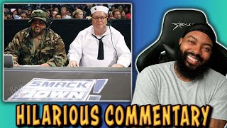 ROSS REACTS TO 25 MINUTES OF WWE ANNOUNCING BLOOPERS [upl. by Mckeon]