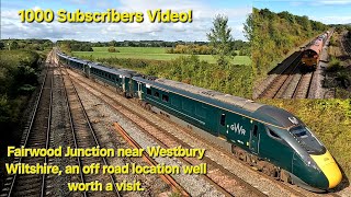 Fairwood Junction near Westbury a train spotters dream location 1000 subscribers video [upl. by Ramona]