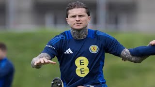 LYNDON DYKES STRETCHERED OFF DURING SCOTLAND EURO 2024 TRAINING [upl. by Gnem]