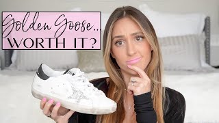 GOLDEN GOOSE REVIEWAre they really worth it how to tie laces P448 comparison sizing [upl. by Brogle]