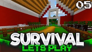 The Barn  Minecraft Survival Lets Play  Episode 5 [upl. by Yenreit259]