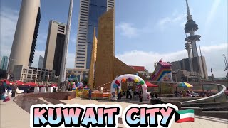 KUWAIT CITY 🇰🇼 walk tour  lacasavlogs kuwaitcity walktour [upl. by Yaeger]