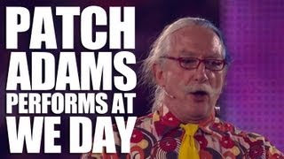 Patch Adams Speaks On Stage at We Day [upl. by Lokkin]