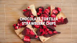 Chocolate Tortilla Strawberry Chips [upl. by Giannini]