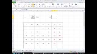 Calendario Automatico Con Excel [upl. by Avilys]