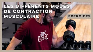 Comprendre les différents modes de contraction musculaire  concentrique isométrique et excentrique [upl. by Attenreb]