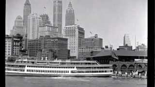 Manhattan  Merv Griffin  Freddy Martin Orch  1930s Lower Manhattan Waterfront [upl. by Patrich289]