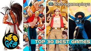 Top Best 30 Games of Neo Geo Ever [upl. by Trudey]