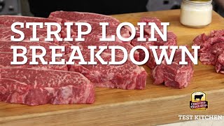 Strip Loin Breakdown Tutorial [upl. by Grayce]