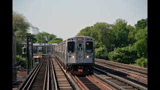 Red line train CTA Chicago IL [upl. by Yemorej]