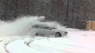 BMW 330d xdrive 295 HP snow [upl. by Duquette712]