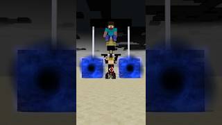 Pullingdown a Bigger and Bigger Bedrock Challenge minecraft shorts herobrine [upl. by Erik]