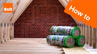 How to install loft insulation  DIY [upl. by Okihcim]