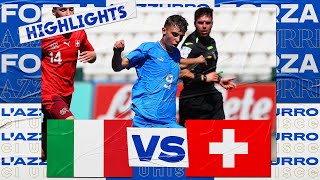 Highlights ItaliaSvizzera 40  Under 17 23 agosto 2022 [upl. by Mulvihill]