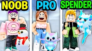 LankyBox NOOB vs PRO vs ROBUX SPENDER Challenge in ADOPT ME CHRISTMAS UPDATE 10000 SPENT [upl. by Leirea]