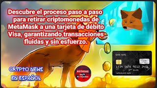 Cómo retirar criptomonedas  de MetaMask a una tarjeta de débito Visa [upl. by Bomke]