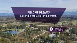 Build your Field of Dreams  430232nd Street Langley [upl. by Enilav713]