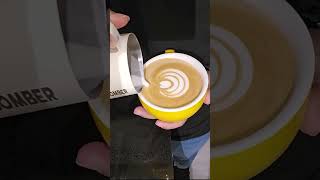 Go classic barista cafe latteart coffee youtubeshorts coffeelover [upl. by Nalak480]