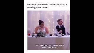 wedding bestmanspeech funny cute 😅✨🫶✨ trending ✨ [upl. by Anelrahc]