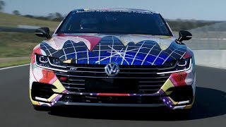 VW ART3on Art Car  The 460hp Volkswagen Arteon from Australia [upl. by Ahsiekat918]